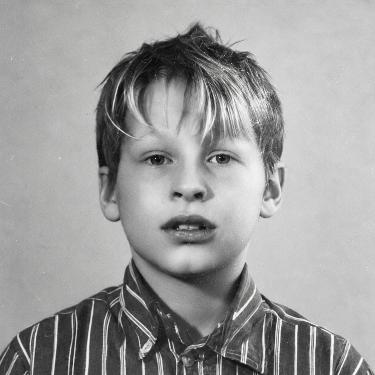 Alain Smania da bambino