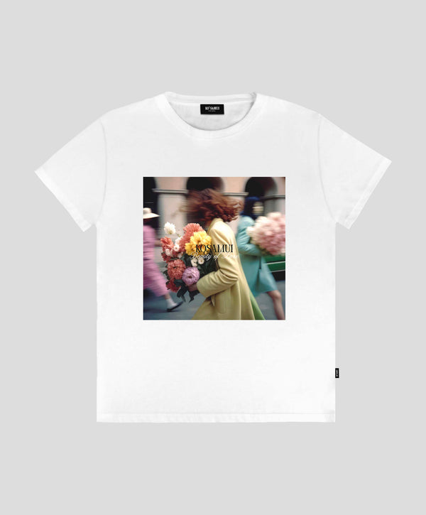 BEAUTY WHITE SLIM FIT T-SHIRT