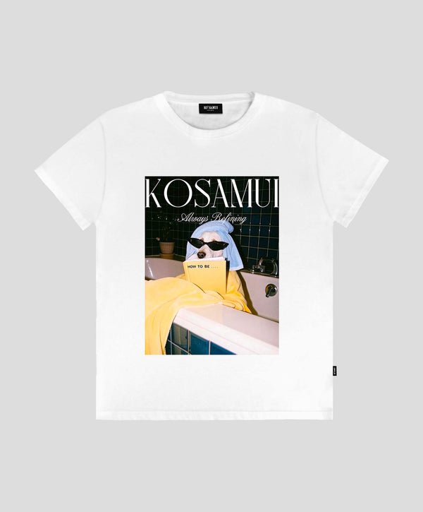 HOW WHITE SLIM FIT T-SHIRT