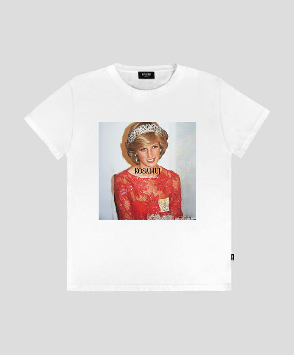 QUEEN WHITE SLIM FIT T-SHIRT