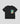 DEGASIQUE SCHWARZES T-SHIRT MIT NORMALER PASSFORM