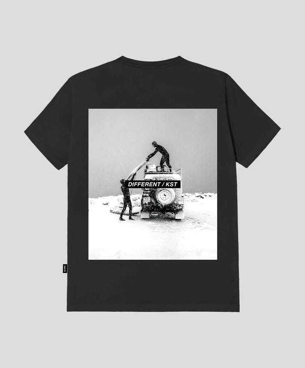 SURFKST BLACK REGULAR FIT T-SHIRT