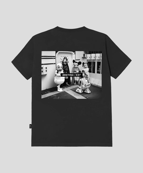 MEETING BLACK REGULAR FIT T-SHIRT