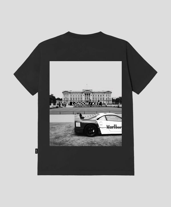 LONDON BLACK REGULAR FIT T-SHIRT