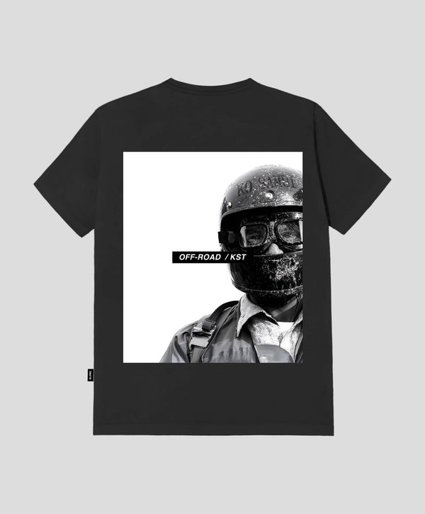 ROADKST BLACK REGULAR FIT T-SHIRT
