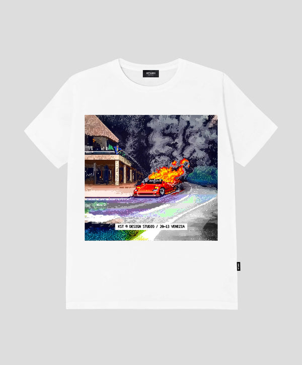 FIAMMA WHITE REGULAR FIT T-SHIRT