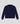 BASIC Marineblaues, warmes Fleece-Sweatshirt mit regulärer Passform