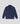 Felpa con mezza zip e tasca interna, vestibilità regolare, colore blu navy.